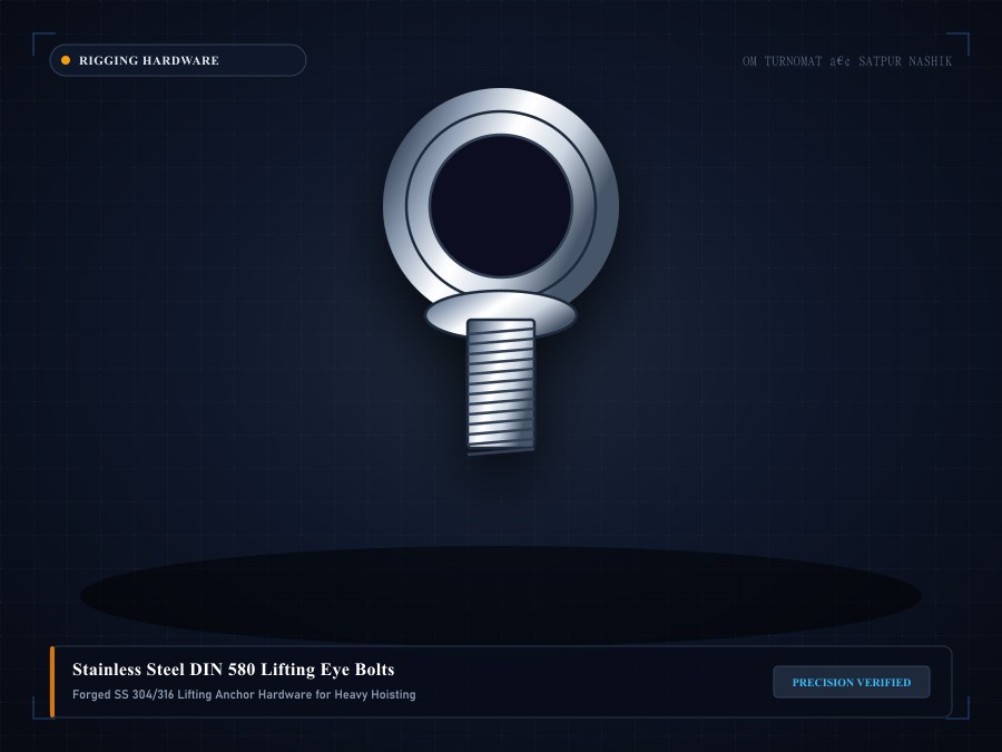 Stainless Steel DIN 580 Lifting Eye Bolts